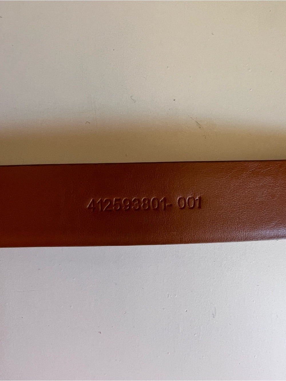Ralph Lauren Cork-Textured Belt with Gold Buckle - Picture 5 of 6
